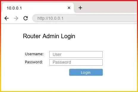 How to Log In to 10.0.0.1