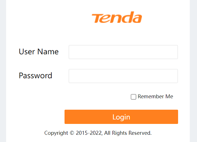 Enter the Tenda Router IP Address